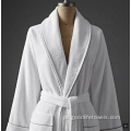 Hotel de luxo grosso 100% algodão Terry Casal Bathrobe